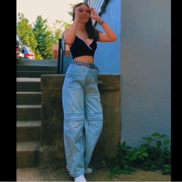 Sz 26 BDG Extreme Baggy Construction Jeans - Picture 6 of 16